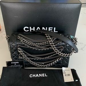 NEW Limited Edition Chanel Enchained Boy- Black